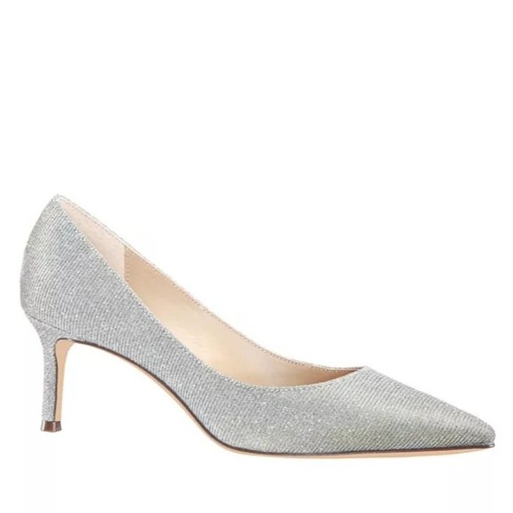 NINA Women's Nina60 Pointy Toe Dress Pumps in Steel Luna Shine - Size 8 W - Picture 7 of 7